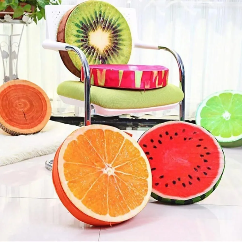 Soft Kindergarten Garden Dining Outdoor Funny Chair Cushions Seat Pads Round Pillow Fruit Seat Pads — image 5