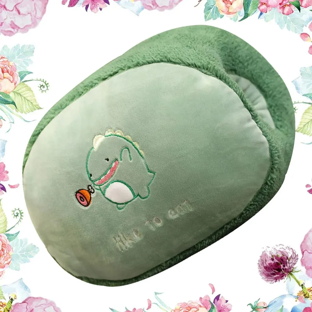 Dinosaur Cartoon Hand Warmer Pillow Soft Warm Cushion for Sofa Bed Desk Car Use Not Easily Deformed Perfect Winter Gift Idea — image 5