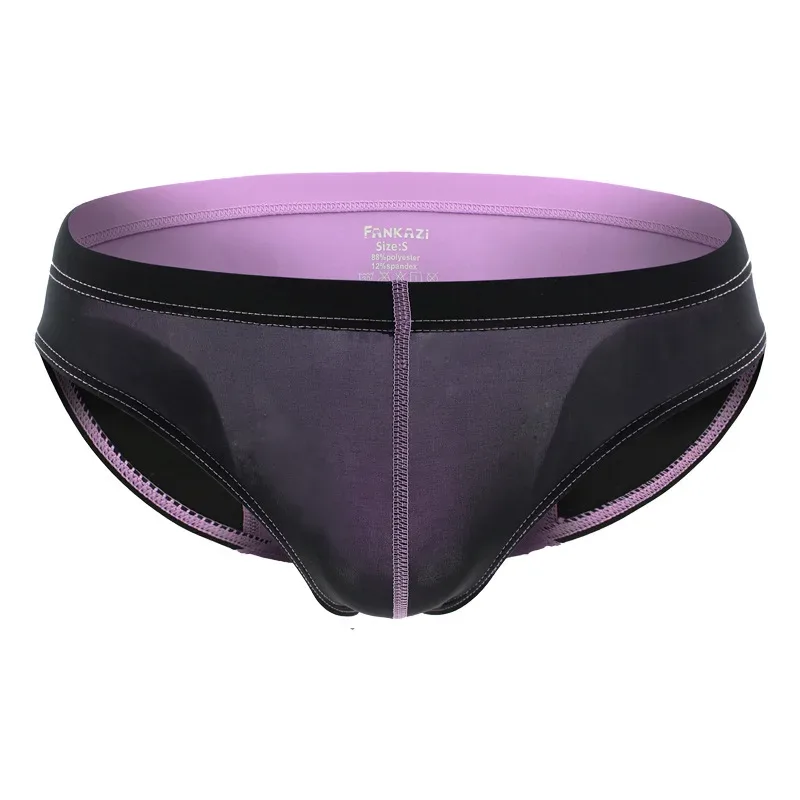 Men's Underwear Briefs Breathable Underpants Cueca Masculina U Pouch Male Panties — image 13