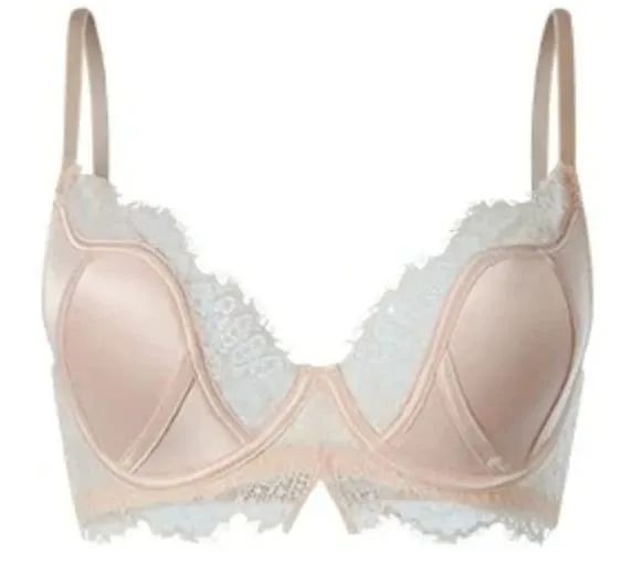 Satin Lace Push Up Bra Women Sexy Thin Breathable Minimizer Full Coverage Anti Sagging Wireless Lift Lingerie 32-38AB — image 10