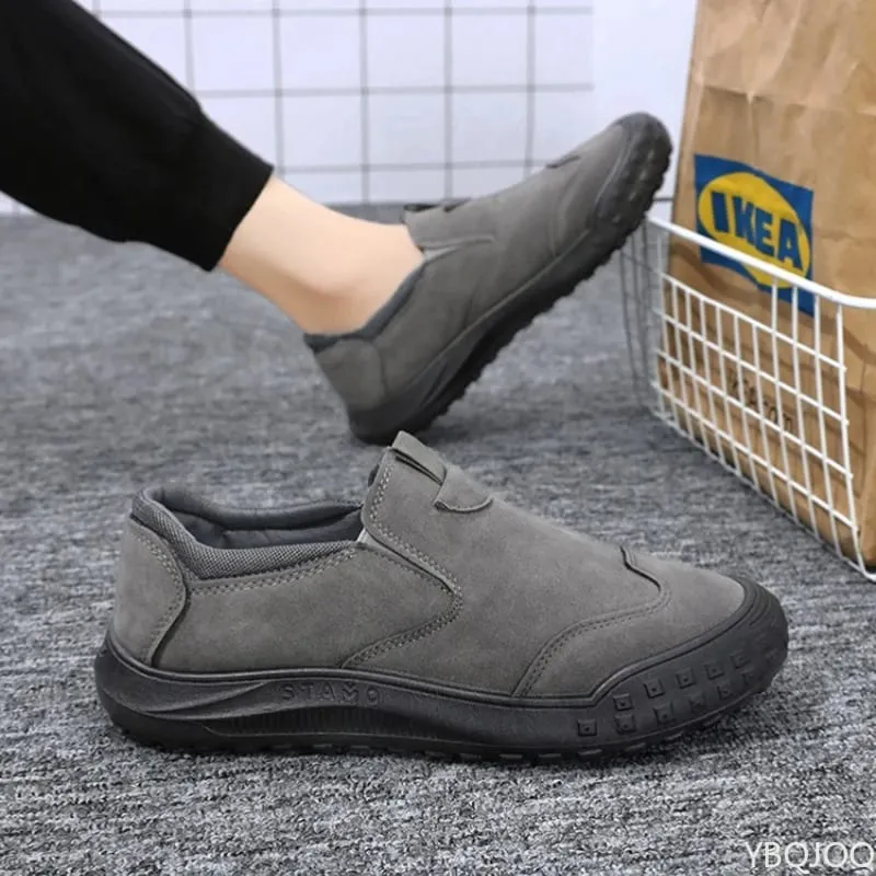 Large Size Spring Autumn New Breathable Lightweight and Casual Men's Shoes Outdoor Anti Slip and Wear-resistant Men's Work Shoes — image 3