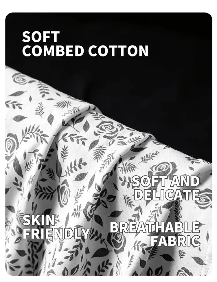 MiiOW 3/4/6Pcs Cotton Breathable Men Underwear Boxers Rose Print Man Underpants Skin-friendly Softness Mens Panties Boxer Briefs — image 8
