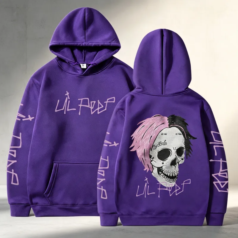 Rapper Lil Peep Cry Baby Hoodies Men Clothing Fashion Vintage Hip Hop Oversized Sweatshirts Gothic Harajuku Pullovers Streetwear — image 14