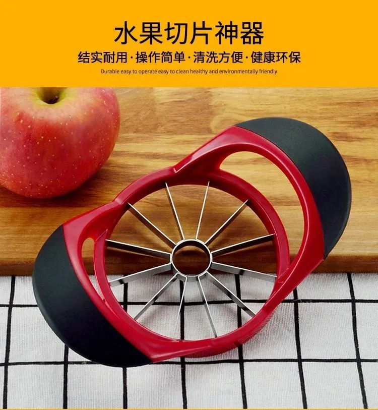 Stainless Steel Apple Slicer & Corer Super Sharp Apple Cutter Peeler Apple Sharpener Tool Multifunctional Fruit Cutter SGGJ007 — image 7