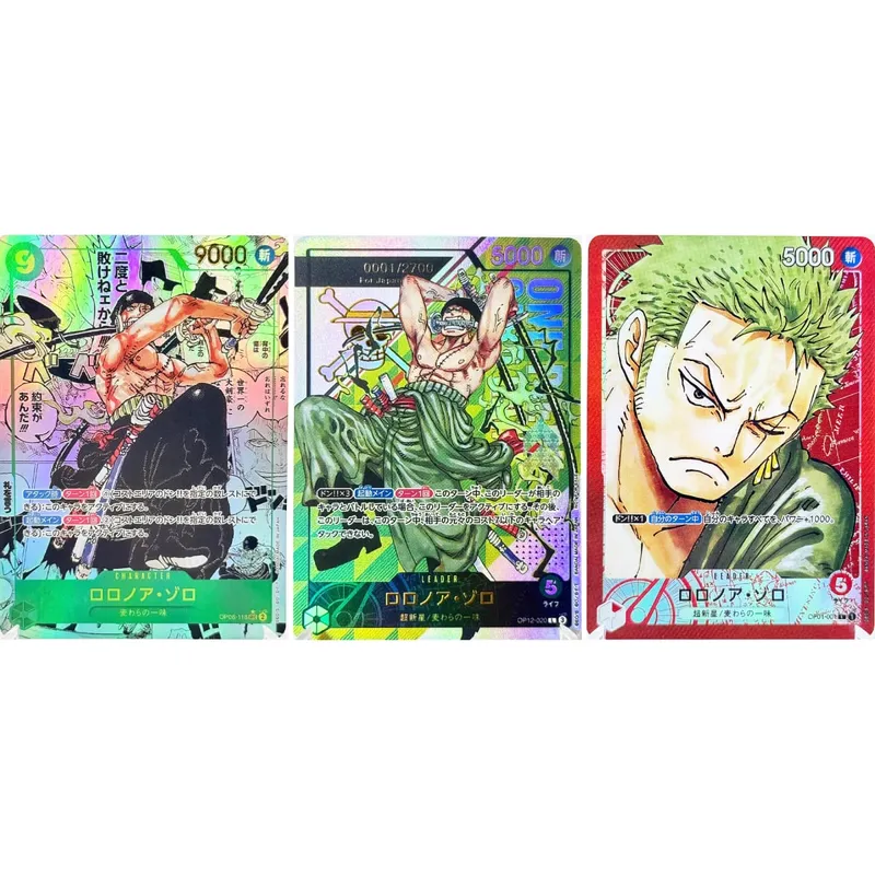One Piece Roronoa Zoro Series Set Championship Treasure Cup Promo Anime Collectibles DIY Replica Cards Texture Card — image 13