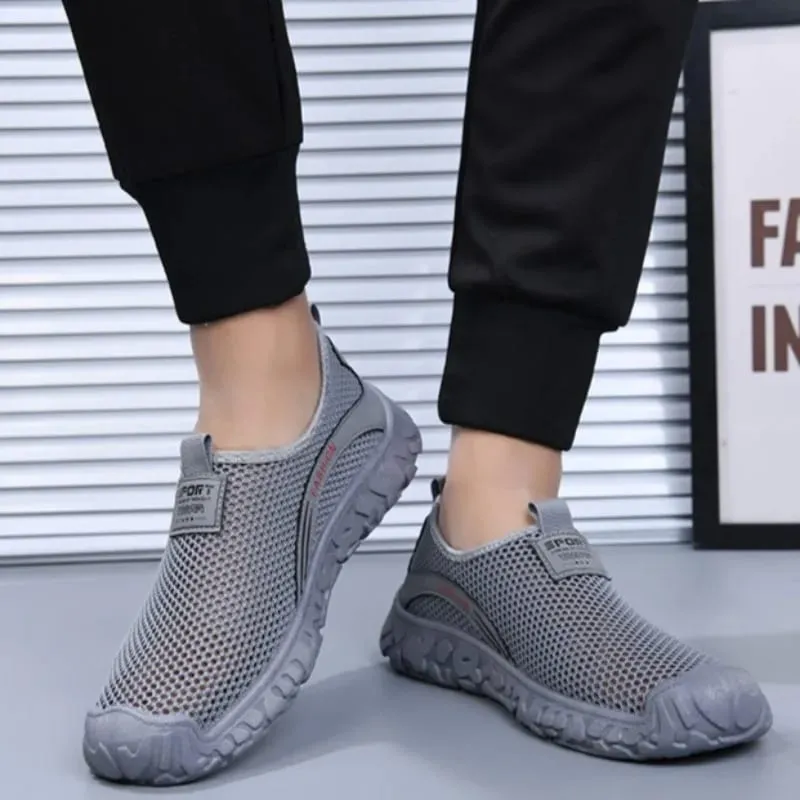 Men's Sports Shoes 2026 Summer Mesh Hollow Out Breathable Running Sneakers Casual Lightweight Outdoor Walking Shoes for Man — image 3