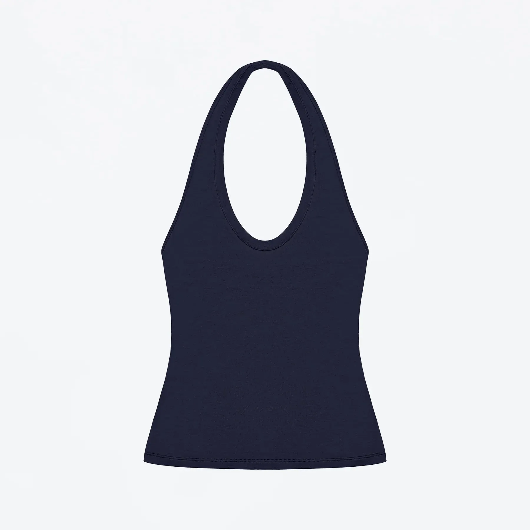 Tank Halter Neck Camisole High Elasticity Slim Fit Backless Top U-Neck Halter Backless Slim Fit Camisole Versatile Outerwear Base Shirt Spicy Girl Style Sleeveless Top — image 7