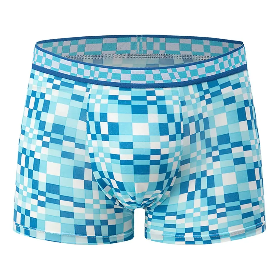 4/5piece Men's Colorful Patterned Fashionable Casual Boxer Shorts Loose And Comfortable Oversized Underwear Elastic Waist Shorts — image 18