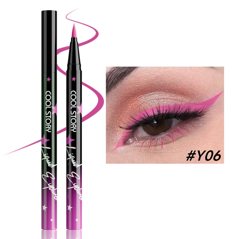 Red White Black Waterproof Eyeliner Pencil Untra-fine Liquid Eye Liner Pen Quick Dry Long Lasting Non Smudge Makeup Cosmetics — image 11