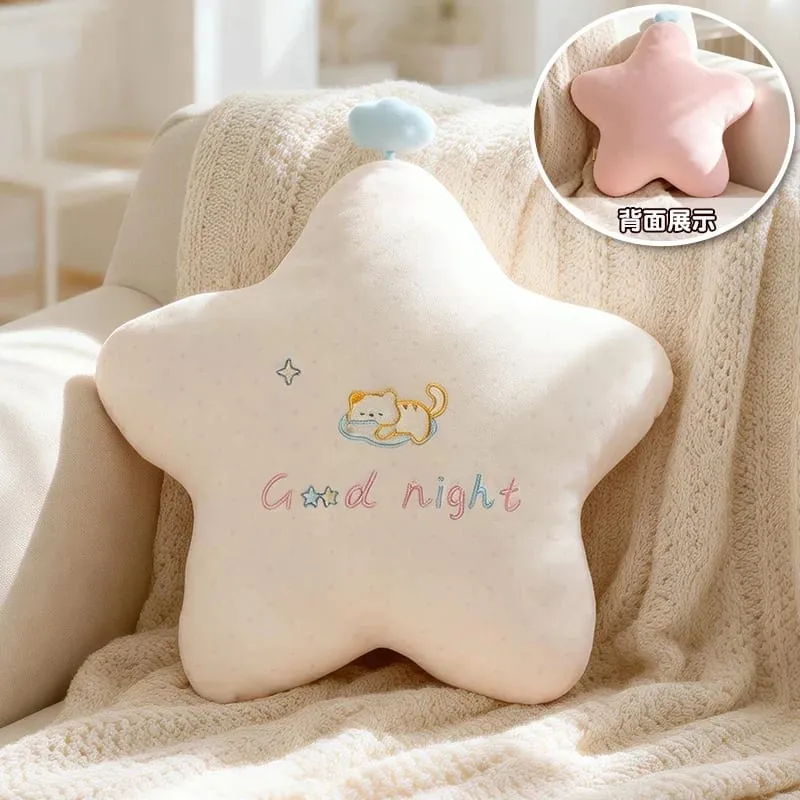 New Stuffed Cloud Moon Star Plush Pillow Soft Cushion Toys For Children Baby Kids Girl Christmas Gift Room Car Decor — image 8