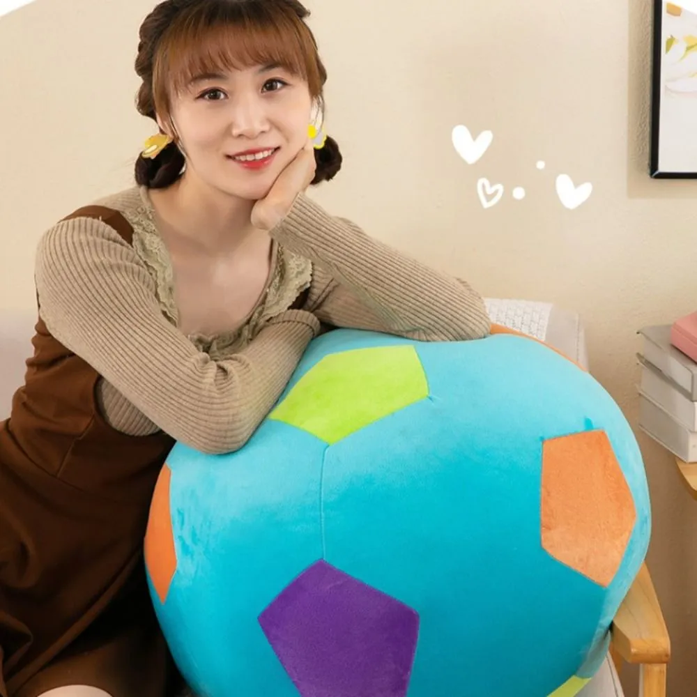 Simulación creativa de baloncesto, pelota deportiva de peluche de alta calidad, almohada de fútbol suave de 22cm para niña y niño — image 3