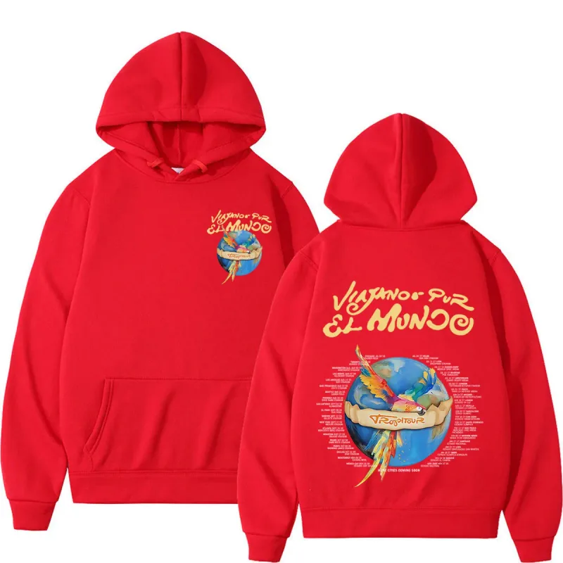 Karol G Viajando Por El Mundo Tropitour 2026 Graphics Hoodie Men Women Fashion Sweatshirts Casual Oversized Pullovers Fan Gifts — image 10