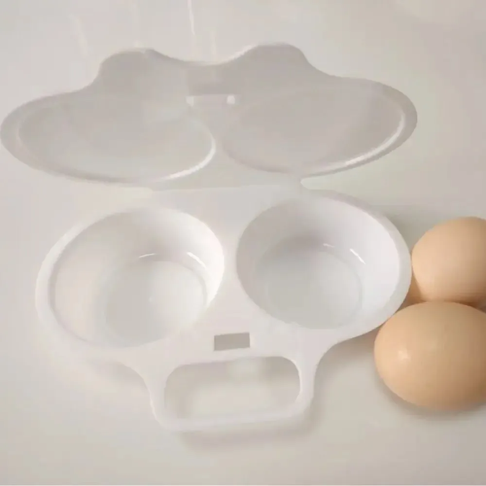 Food Grades Microwave Egg Cooker Kitchen Cooking Mold Easy To Clean Egg Steamer Portable Heat Resistant Steamed Egg Box — image 9