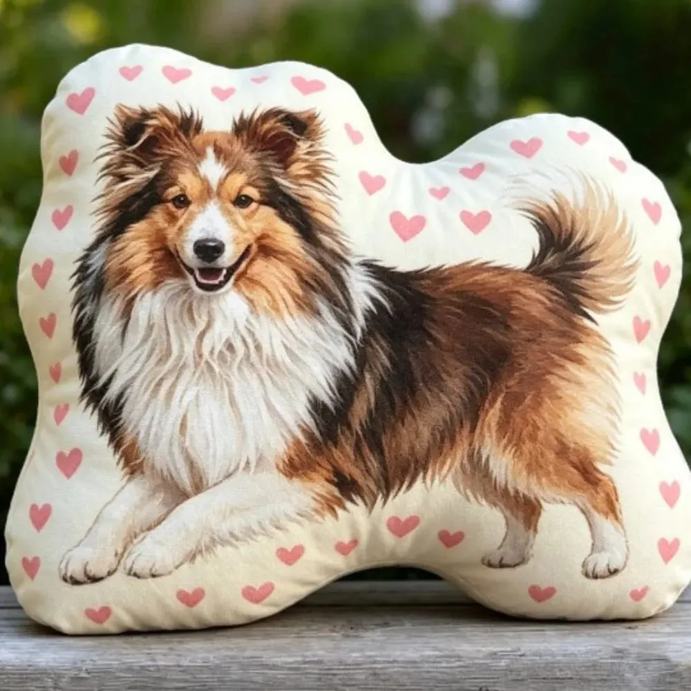 Dog Shaped Pillow Animal Throw Pillow Decorative Animal Pillow Soft Fabric Shiba Dog Cushion PP Cotton Filling — image 10