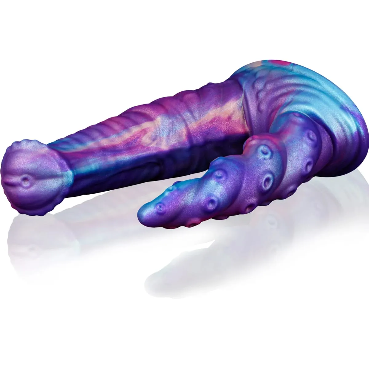 Double Ended Anal Plug Realistic Monster Dildo Strong Cup Anal ButtPlug Prostate Massager G-spot Stimulation Lesbian Gay Sex Toy — image 2