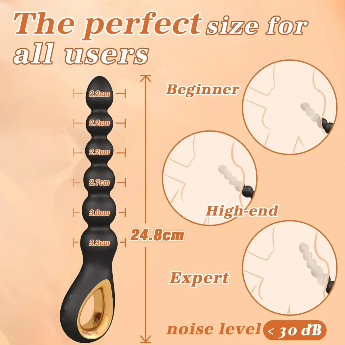 Vibrating Anal Beads Anal Balls for Men Butt Plug Prostate Massager for Gay G-Spot Vagina Vibrator for Women Adult Goods Sex Toy — image 3