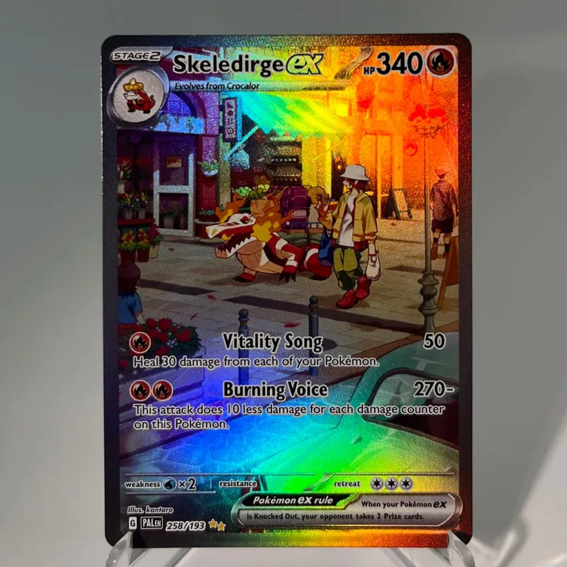 Paldea Evolved PKM Cards PTCG4-C GX Rainbow Magikarp Raichu Tyranitar Iono Rare Collection Battle Toys Gifts for Hobbies — image 22
