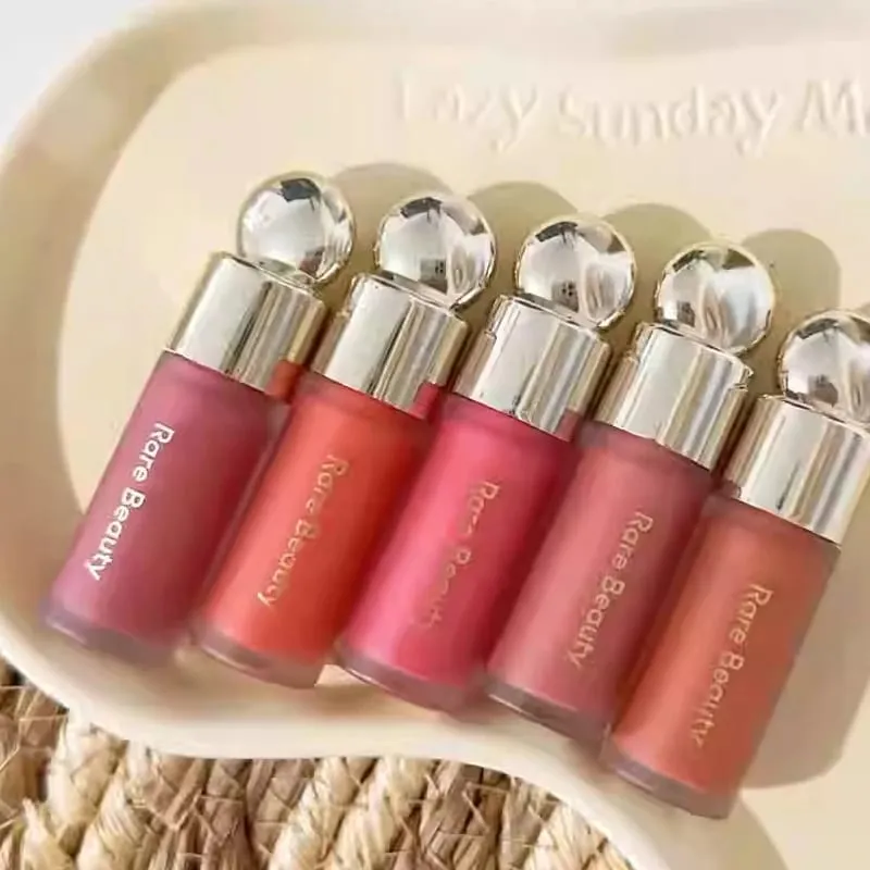 Bộ trang điểm Rare Beauty dạng lỏng nổi bật Giữ ẩm và không bị khô Phấn má hồng dạng kem Lustrous Moist Nature Liquid Blush