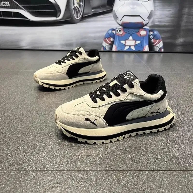 Men's Casual Sports Shoes Thick Sole Sneakers Soft Comfortable Anti-Slip Outdoor Fashion Footwear — image 9
