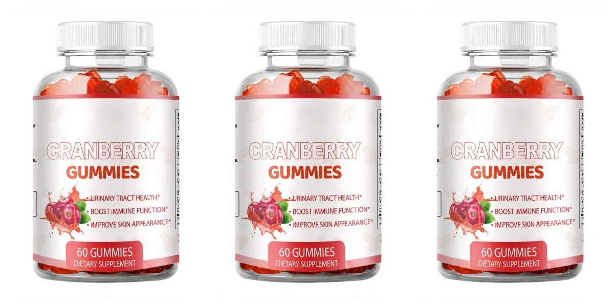 Cranberry Gummies for Urinary Tract Health Support with Vitamin C 40 Mg and Vitamin E 2.7 Mg 60 Gummies — image 9