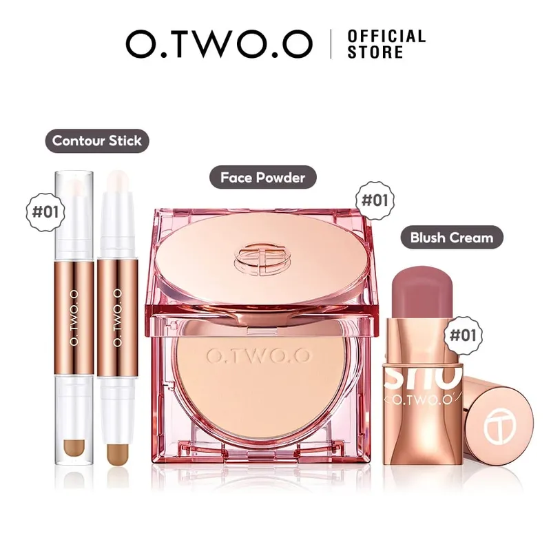 O.TWO.O Set trucco viso Fondotinta Crema Pennello Correttore Idratante Liscio Impermeabile Copertura totale Trucco viso a lunga durata — image 2