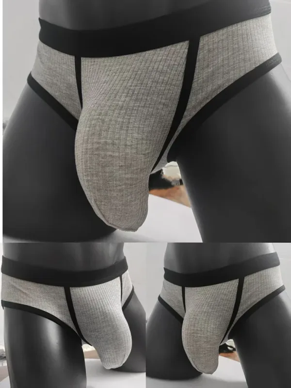 큰 주머니가 있는 남성용 팬티는 매우 섹시합니다. 남성용 대형 스포츠 속옷 — image 3