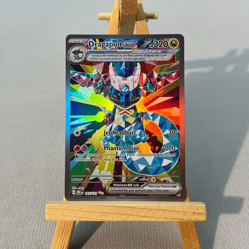 PRE PTCG5-001 Tcg proxy PKM Cards Vaporeon ex Espeon ex Rare Collection Battle Toys Gifts for Hobbies home play