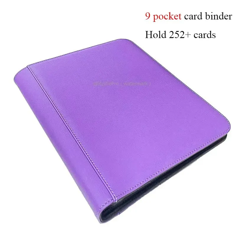 4 กระเป๋า Toploader Binders TCG สำหรับ PKM ถือ 112 + 3 "X 4" Toploaders หนังสองด้านกระเป๋าสำหรับ MTG PTCG การ์ด — image 7
