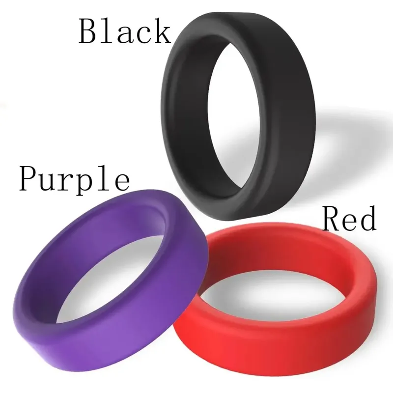 1/3 Pcs Men Penis Ring Silicone Cock Rings Male Lock Ejaculation Scrotal Ball Stretcher Anillo Hombre Cockring Sex Toys For Men — image 8
