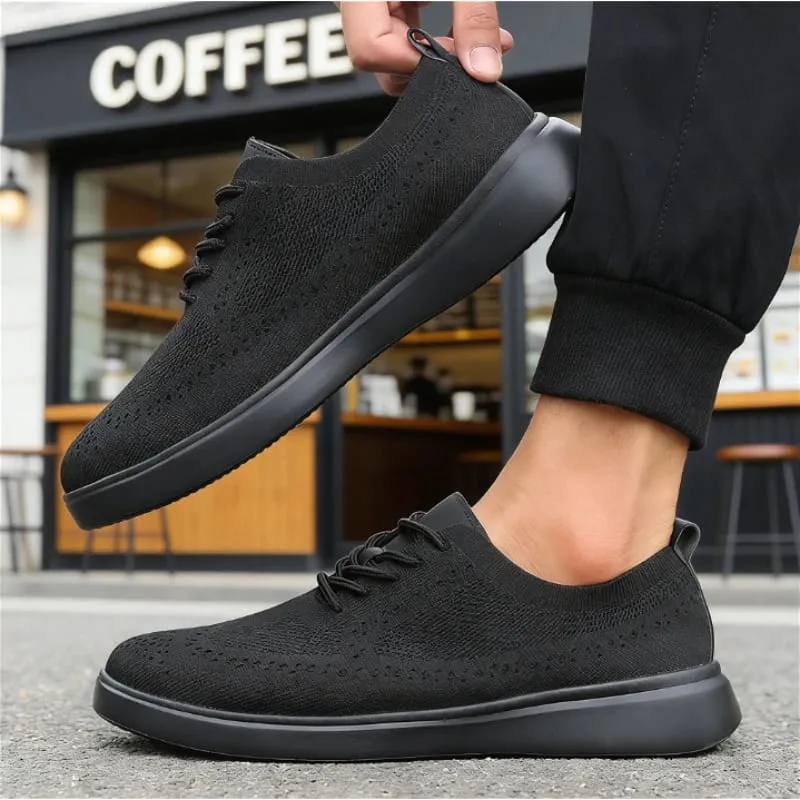 New Classis Men's Causal Shoes Mesh Breathable Non Slip Walking Shoes Fashion Soft Sole Stylish Sneakers Tennis Flat Shoes Men