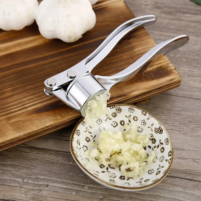 Home Garlic Press Crusher Kitchen Cooking Vegetables Ginger Squeezer Masher Handheld Ginger Mincer Tools Kitchen Accessories — image 3