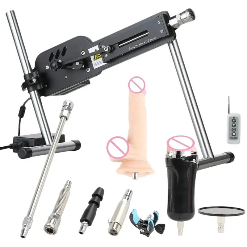 Adult Sex Machines for Couple Masturbating Pumping Gun Adjustable Speed Love Sex Machine for Men with Masturbation Cup