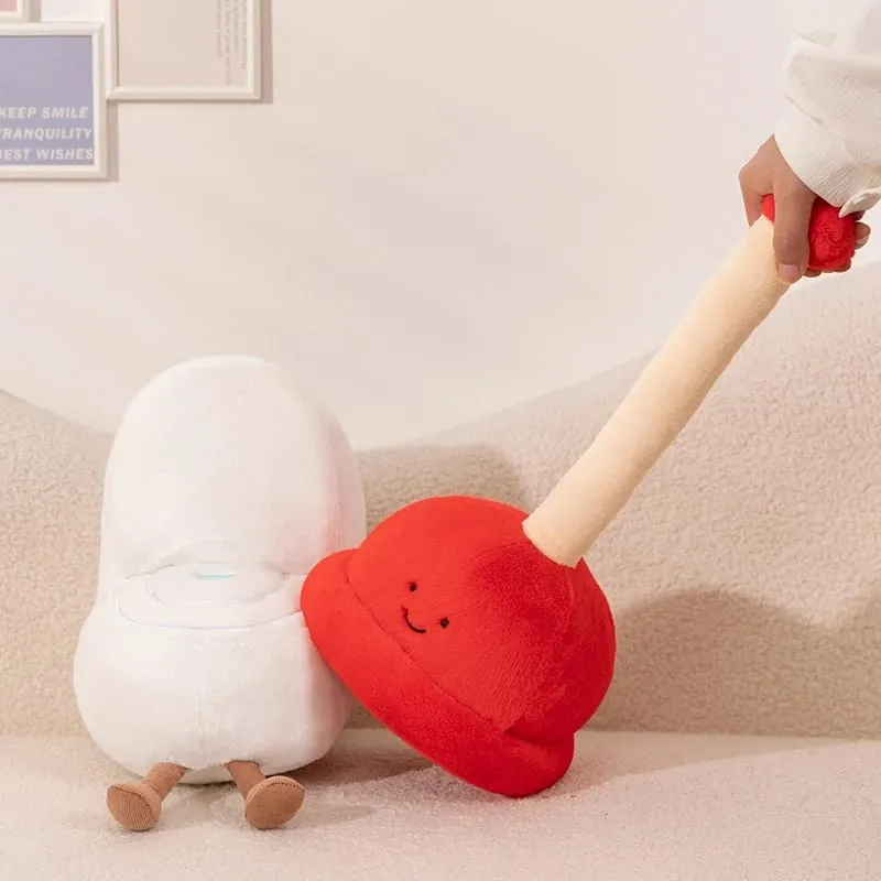 Kawaii Toilet Plush Humanoid Toy Stuffed Poop Roll Paper Plushie Smiling with Legs Prop Decor Gift — image 6