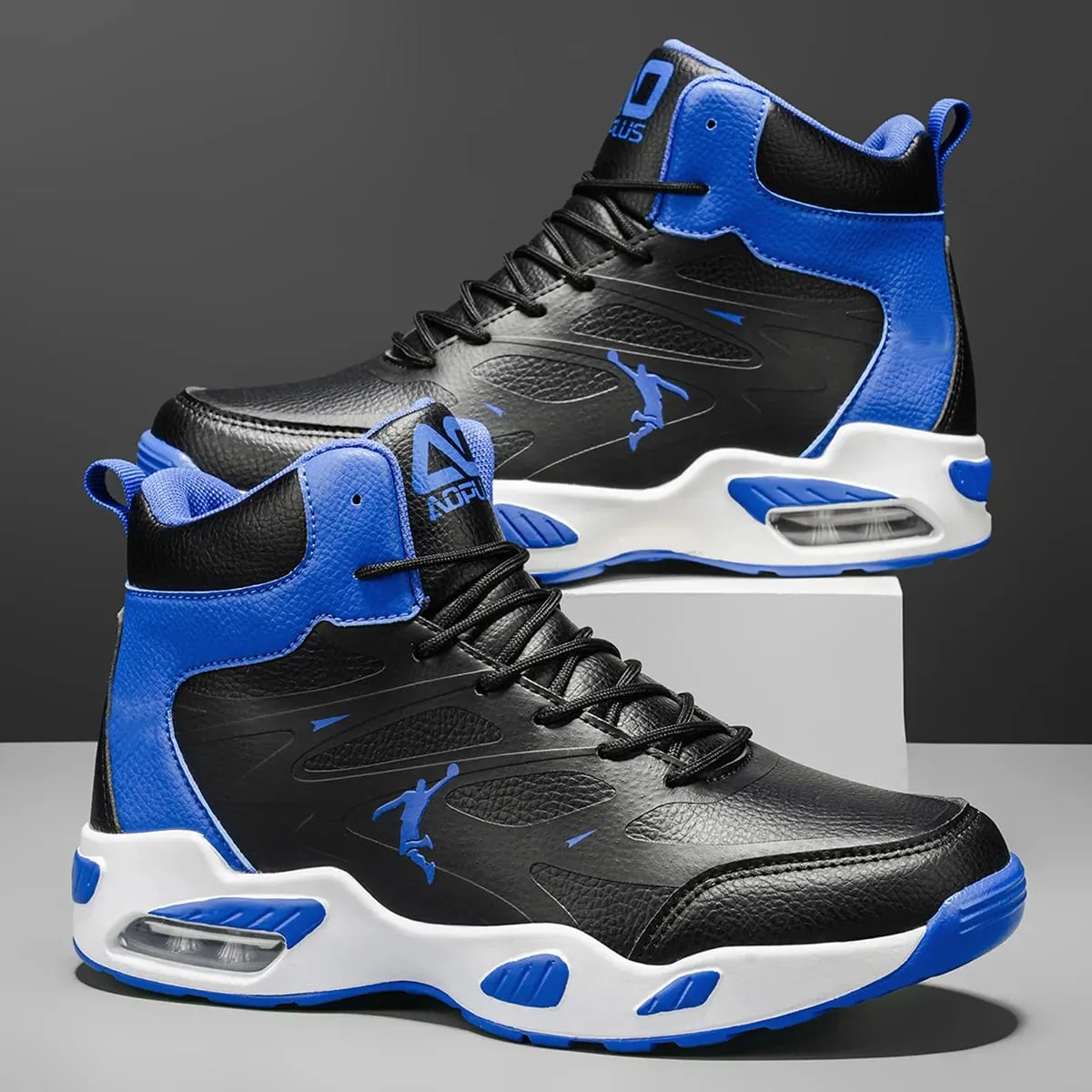 Men's High-Top Basketball Shoes Fashion Air Cushioning Comfortable Non-Slip Breathable Shock-Absorbing Outdoor Activities Sneake — image 2
