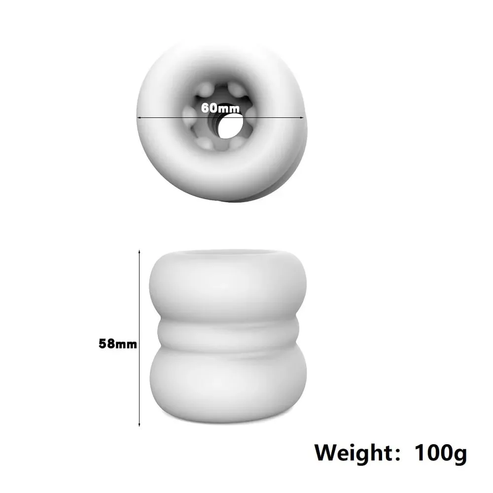 1Pcs Male Ball Stretcher Penis Lock Cock Ring Erection Delay Lasting Time Ejaculation Penis Ring Enlargement Sex Toys For Man — image 5