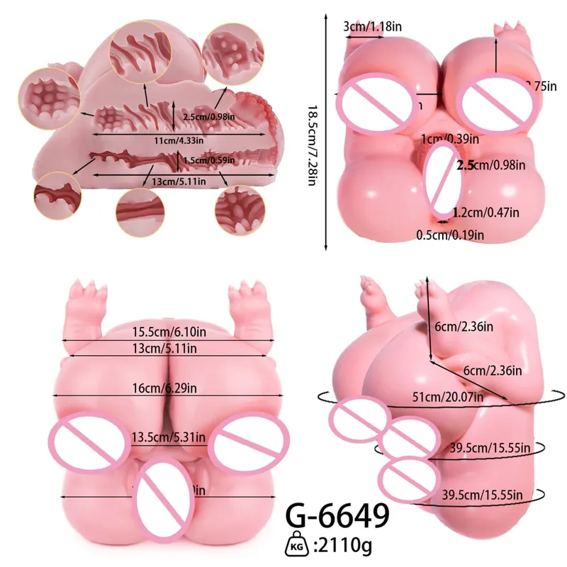 Large Breast Realistic Vagina Male Masturbator Soft Silicone Men's Onahole Penis Exerciser Pocket Pussy Adult Sex Toy