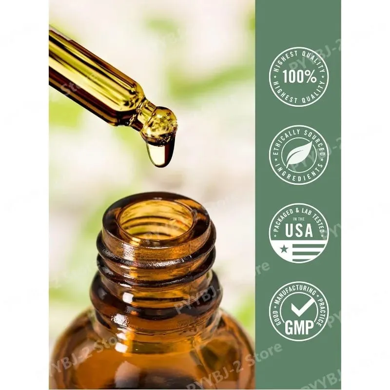 Økologisk olie af oregano flydende dråber Vegansk urtetilskud Sundhed Ikke-GMO Glutenfri daglig ernæringsstøtte 60 ml pr. flaske — image 5