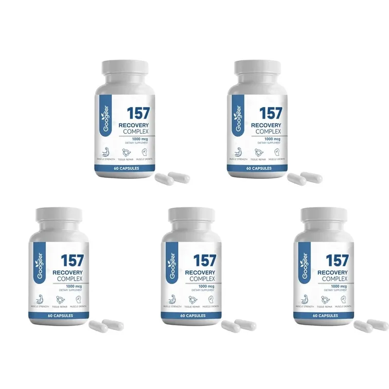 157 Recovery Complex Capsules with L-Valine and L-Glutamine for Recovery Support Muscle Growth Amino Blend 1000 Mcg 60 Capsules — image 12