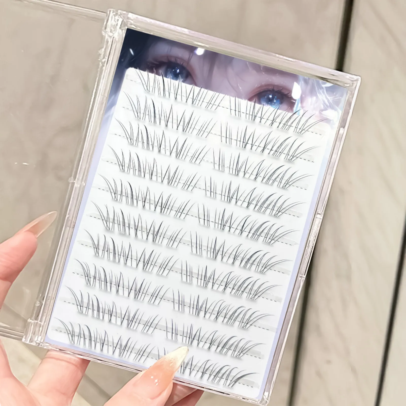Air Ultralight Eyelashes DIY Individual Lashes Clusters Natural Fresh C Curl 9-11mm Black Lash Extension Flying Eye Lashes