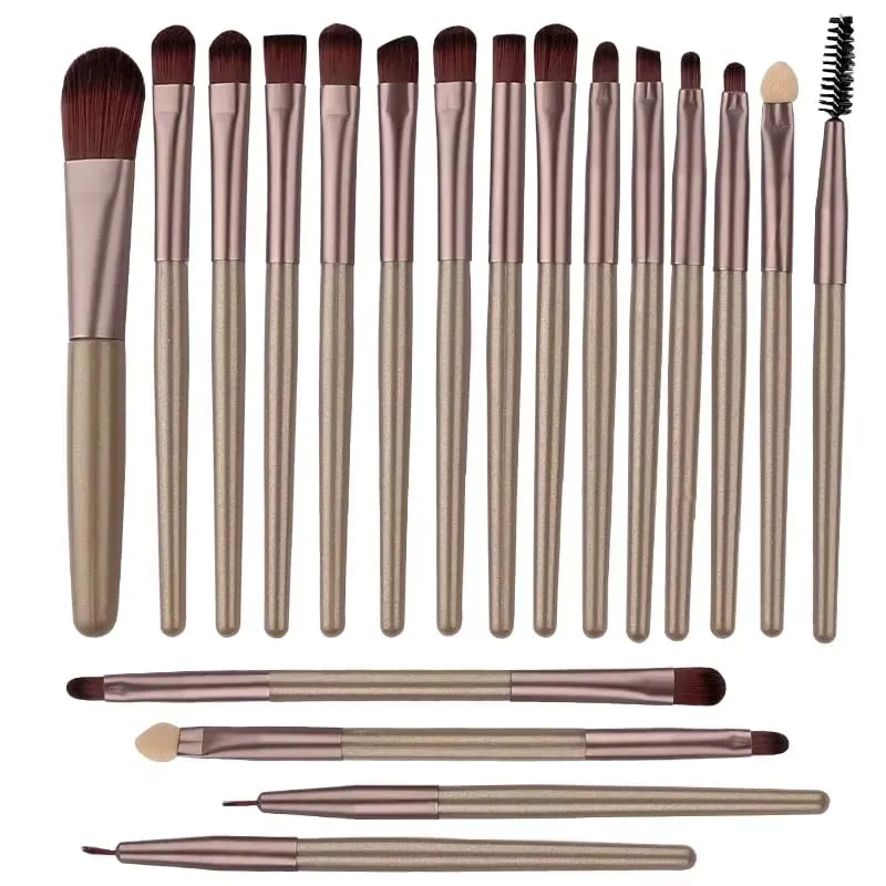 20Pcs Professional Makeup Brushes Set Soft Synthetic Hair Cosmetic Brush for Foundation Eyeshadow Eyebrow Eyeliner Blending Make — image 9