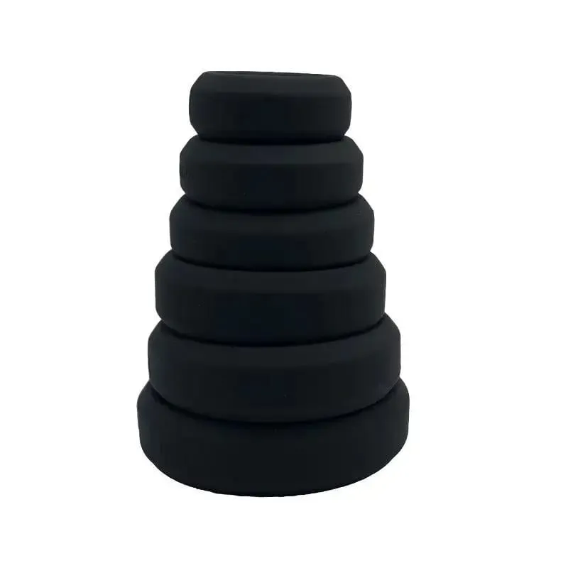 6 Sizes Silicone Penis Ring Scrotum Lock Cockring Erection Extender Cock Ring Ejaculation Delay Adult Products Sex Toys For Men