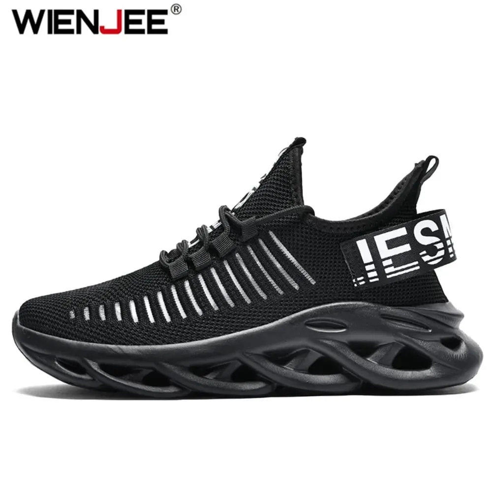 Mens Athletic Sneakers Lightweight Breathable Gym Shoes Non Slip Walking Shoes Comfortable Sports Shoes For Men Training — image 3