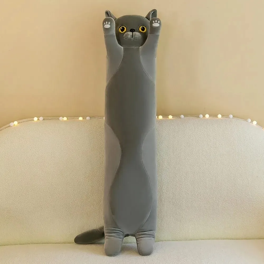 Cute 50/70cm Cat Plush Toy Squishy Soft Sleeping Throw Pillow Creative Lovely Stuffed Animal Birthday Gifts — image 2