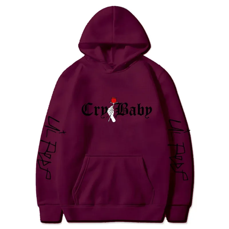 Men's Lil Peep Hoodie – Emo Rap Fan Pullover with "Lil Peep" Sleeve Text – Cozy Unisex Streetwear for Concerts casual Wear — image 9