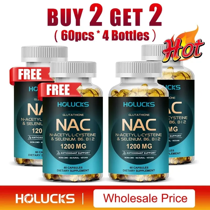 Κάψουλες NAC 1200mg - Υποστήριξη για την υγεία του δέρματος Κυτταρική ενέργεια Αντιοξειδωτική αποτοξίνωση Ενισχύει το ανοσοποιητικό Βελτίωση της πέψης — image 10