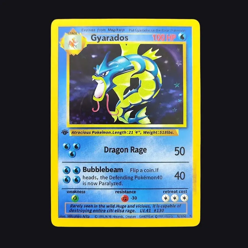 Proxy PKM English GAME 1ST EDITION Charizard Blastoise Venusaur Mewtwo Holo TCG Game Collection Card — image 23