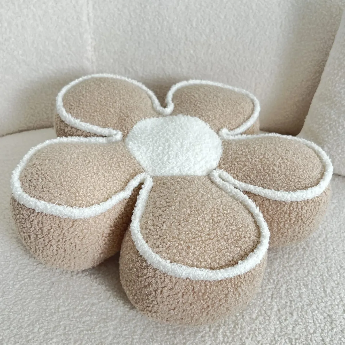 PP Cotton Filled Sunflower Pillow Flower Petal Shape Sofa Cushion Headrest Backrest Pad Living Room Bedroom Bay Window Decor — image 12