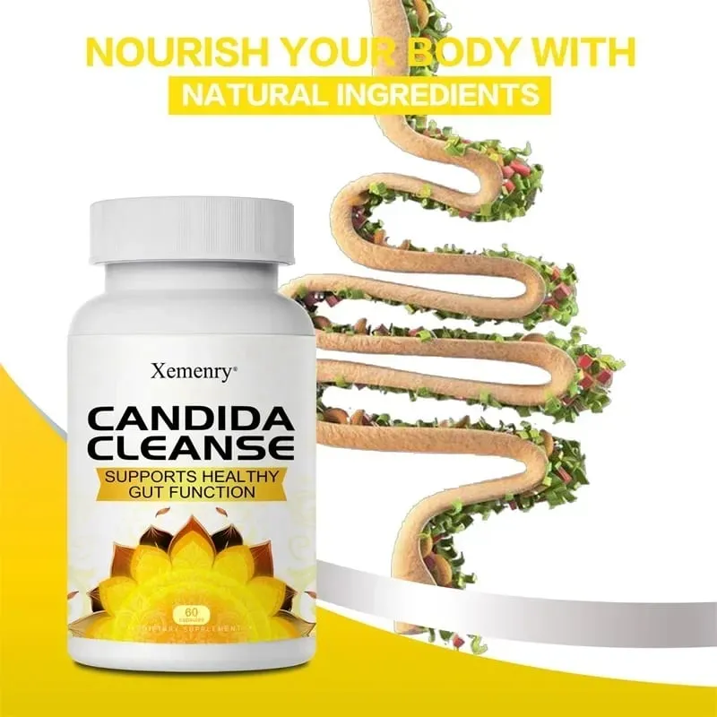 Candida Cleanse - Promuove la pulizia e la disintossicazione intestinale, migliora la digestione e allevia la stitichezza e il gonfiore