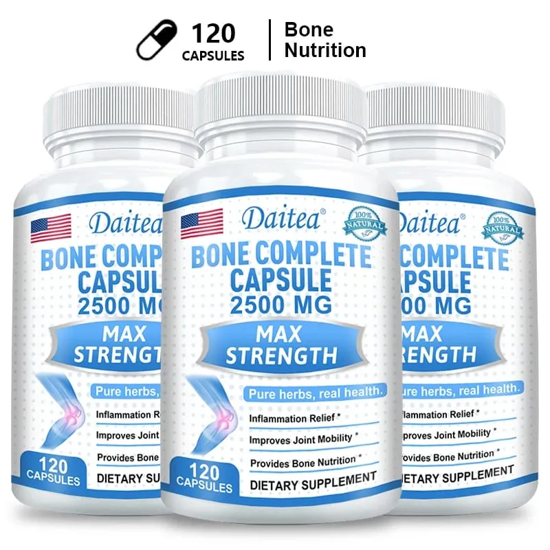 Collagen Bone Capsules Calcium Magnesium & Vitamins Supports Bone Density Calcium Absorption Cartilage & Joint Health — image 11