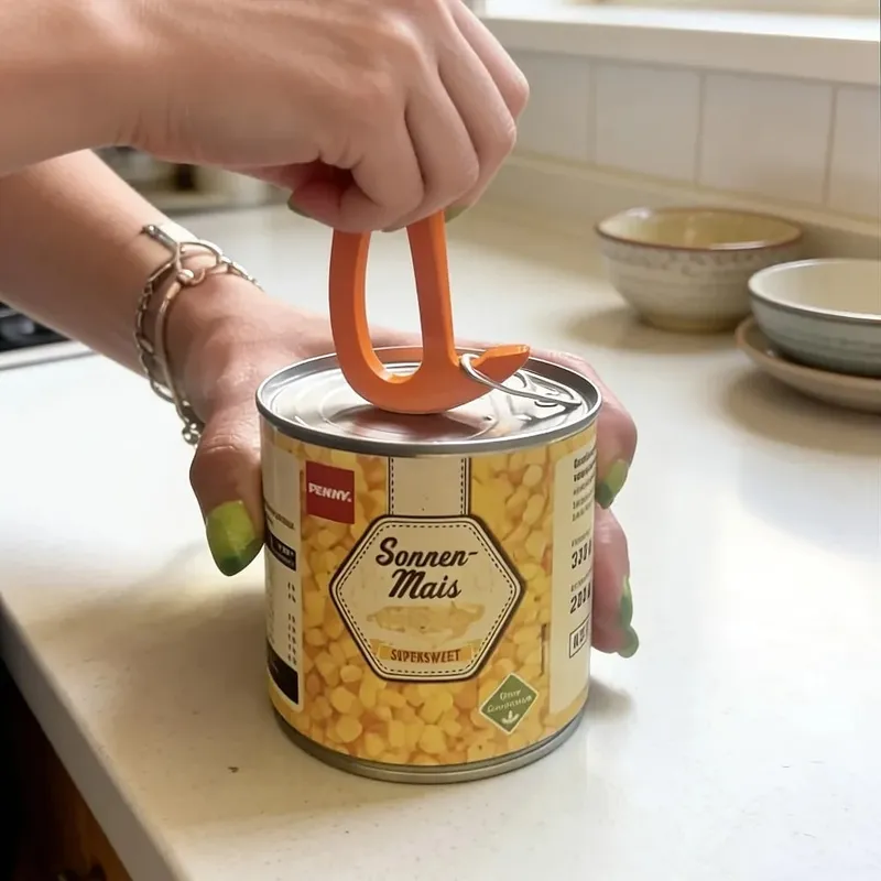 2PC Manual Can Opener with Non-Slip Handle — image 6